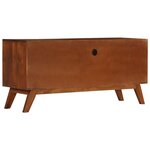 vidaXL Meuble TV avec 3 tiroirs 110x35x50 cm Bois d'acacia solide