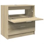 vidaXL Armoire d'évier chêne sonoma 59x37x59 cm bois d'ingénierie
