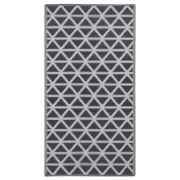 vidaXL Tapis d'extérieur Noir 120x180 cm PP