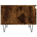 vidaXL Tables basses 2 Pièces chêne fumé 50x46x35 cm bois d'ingénierie