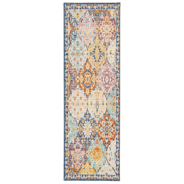 vidaXL Tapis ARBIZU intérieur extérieur design vintage 80x250 cm