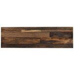 vidaXL Table console Bois de récupération et acier 120x35x76 cm