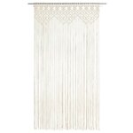 vidaXL Rideau en macramé 140x240 cm Coton