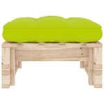 vidaXL Pouf palette de jardin bois de pin imprégné