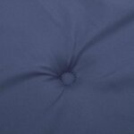 vidaXL Coussin de banc de jardin bleu marine 120x50x4 cm tissu oxford