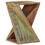 vidaXL Table d'appoint 35x35x55 cm Bois massif de récupération