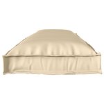 vidaXL Coussins de palette pour banc 2 pièces Beige 150x40x8 cm en tissu Oxford