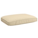 vidaXL Ensemble de coussins en palette de 3 pièces beige en tissu Oxford