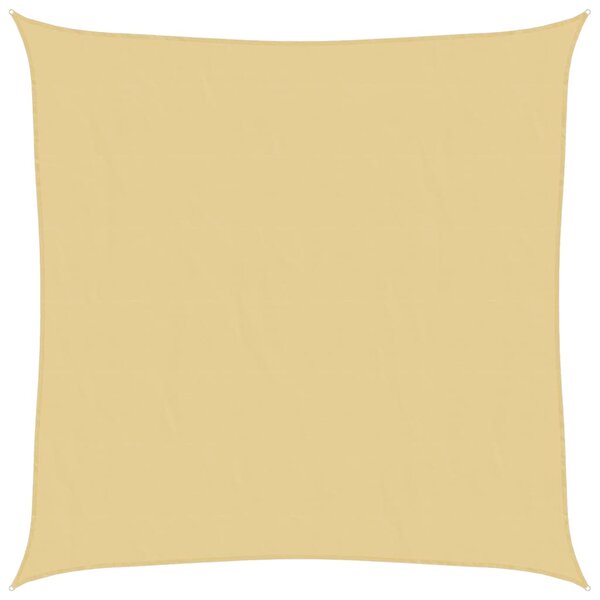vidaXL Voile d'ombrage sable 4x4 m 100   polyester oxford
