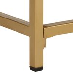 vidaXL Table console 100x35x76 cm Bois d'acacia massif