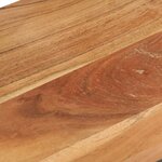 vidaXL Tables d'appoint 2 Pièces 31 5x24 5x64 5 cm Bois d'acacia solide