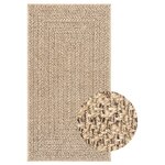 vidaXL Tapis ZIZUR 100x200 cm aspect de jute intérieur et extérieur