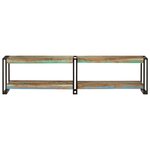 vidaXL Meuble TV 160x30x40 cm bois massif de récupération