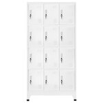 vidaXL Armoire à casier avec 12 compartiments 90x45x180 cm