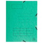 Chemise À Élastique Imprimée 3 Rabats Carte Lustrée 355gm2 - A4 - Couleurs Assorties - X 50 - Exacompta