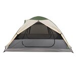 vidaXL Tente de camping à dôme 2 personne vert imperméable