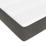 vidaXL Matelas de lit à ressorts ensachés 160x210x20 cm velours