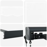 vidaXL Store Rétractable Automatique Blanc 350x250 cm
