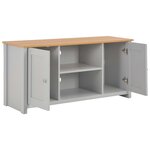 vidaXL Meuble TV Gris 120x39x58 cm