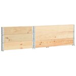 vidaXL Jardinières surélevées 3 Pièces 100x150 cm Bois de pin solide