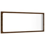 vidaXL Ensemble de meubles de salle de bain 2 Pièces Chêne marron