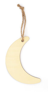 Lune A Decorer Bois 120mm