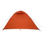 vidaXL Tente de camping à dôme 4 personnes orange imperméable