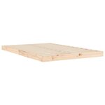 vidaXL Cadre de lit 120x190 cm petit double bois massif de pin