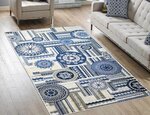 Tapis de salon MILANO 160 x 230 cm - Bleu