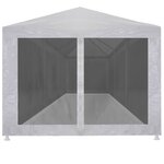 vidaXL Tente de réception avec 8 parois en maille 9 x 3 m