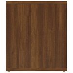 vidaXL Meuble TV Chêne marron 100x35x40 cm Bois d'ingénierie