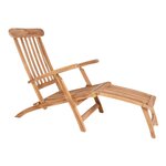 Chaise longue en teck ARRECIFE