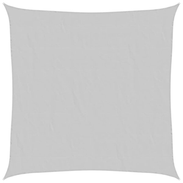 vidaXL Voile d'ombrage gris clair 4 5x4 5 m 100  polyester oxford