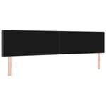 vidaXL Tête de lit Design Simple Gris Foncé 200 cm Tissu en Velours Côtelé