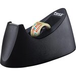 Dévidoir tesafilm Easy Cut Curve Noir avec Rouleau Transparent 10mx19mm x 3 TESA