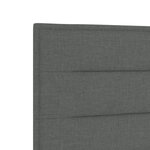 vidaXL Tête de lit Design Lignes Gris Foncé 160 cm Tissu