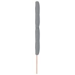 vidaXL Applique LED Tête de Lit Gris clair 100 cm Tissu