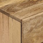 vidaXL Tables de chevet 2 Pièces 40x33x46 cm Bois de manguier solide