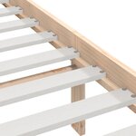 vidaXL Cadre de lit sans matelas bois massif 90x200 cm
