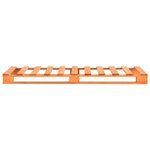 vidaXL Cadre de lit de palette sans matelas 90x200 cm bois massif
