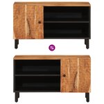 vidaXL Meuble TV 80x33x46 cm bois d'acacia massif