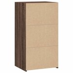 vidaXL Buffet chêne marron 50x41x93 cm bois d'ingénierie