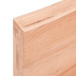 vidaXL Dessus de table bois massif traité bordure assortie