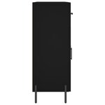vidaXL Buffet noir 69 5x34x90 cm bois d'ingénierie