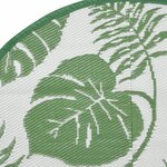 vidaXL Tapis d'extérieur vert Ø120 cm PP