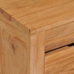 vidaXL Meuble TV 135x30x35 cm bois de teck massif