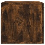 vidaXL Armoire murale Chêne fumé 60x36 5x35 cm Bois d'ingénierie
