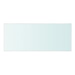 vidaXL Panneau pour étagère Verre transparent 50 x 20 cm