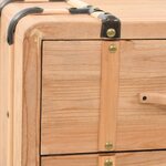 vidaXL Armoire à tiroirs bois de sapin massif 91x35x73 cm