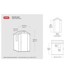 Keter Abri de jardin Darwin 46 Aspect de bois